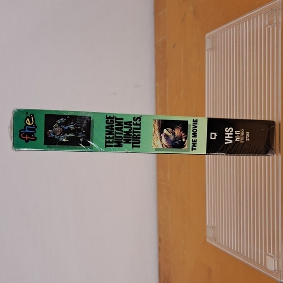 Vintage 1990 Pizza Hut Teenage Mutant Ninja Turtles Movie sealed VCR tape - Picture 3 of 7